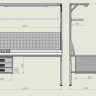 Стол монтажный С.1.1.700.1700.650-950 (столешница с оц.)