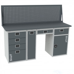 Верстак SMART 1760.4.P.Y.1-1.d (1364х1766х605мм)