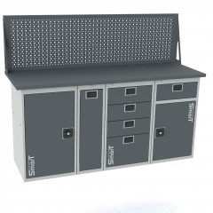 Верстак SMART 1760.1.P.4.1-1.d (1364х1766х605мм)